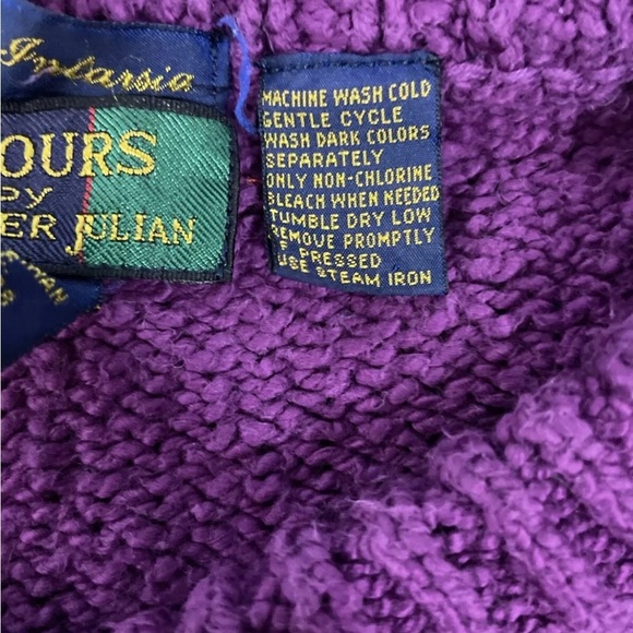 Vintage Colours by Alexander Julian Cotton Southwestern Sweater Mens Size Large - Picture 6 of 6